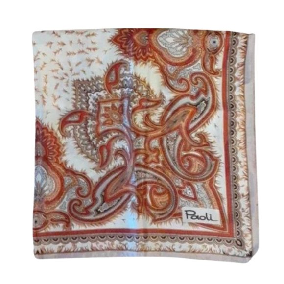 Paoli Accessories - VINTAGE PAOLI:  Circa 1970s Scarf